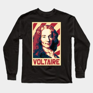 Voltaire Retro Propaganda Long Sleeve T-Shirt